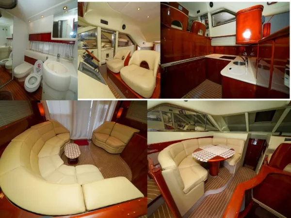 55ft yacht – side view