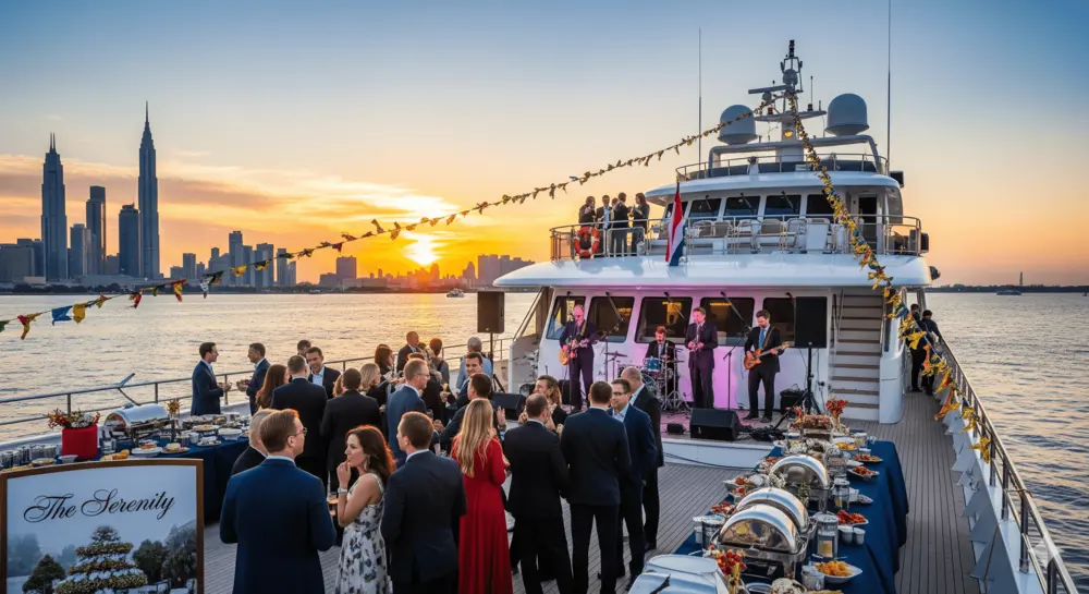Yacht sunset cruise in Dubai
