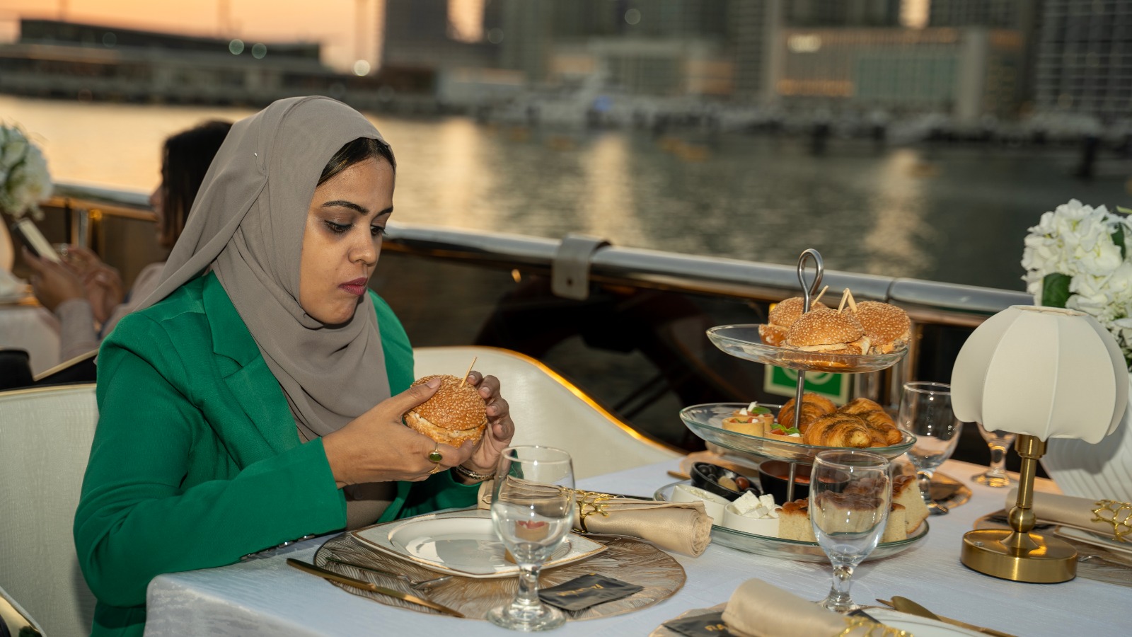 Dubai Marina at sunset