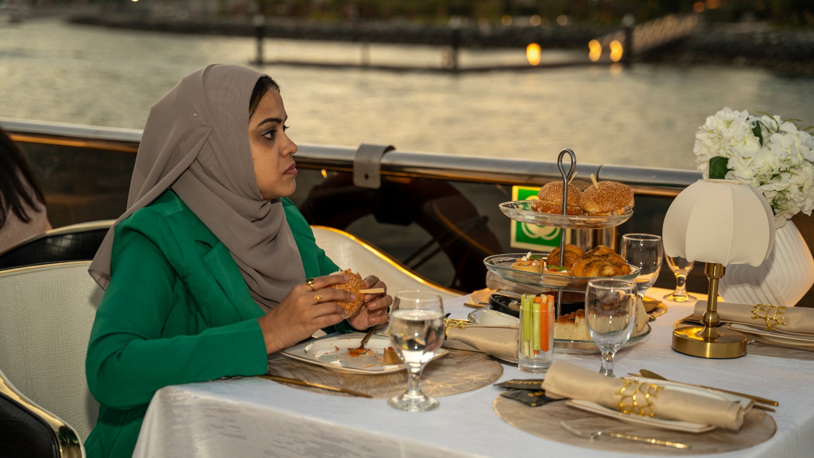 Dubai Marina at sunset